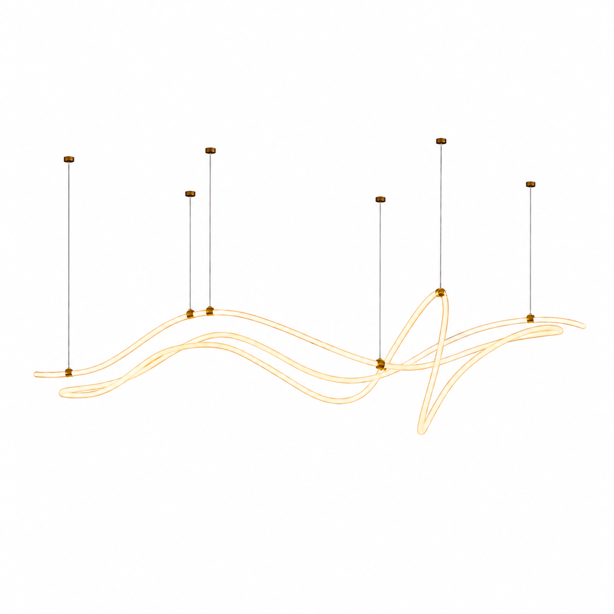 Aurelium Modern Line Art Geometry Chandelier