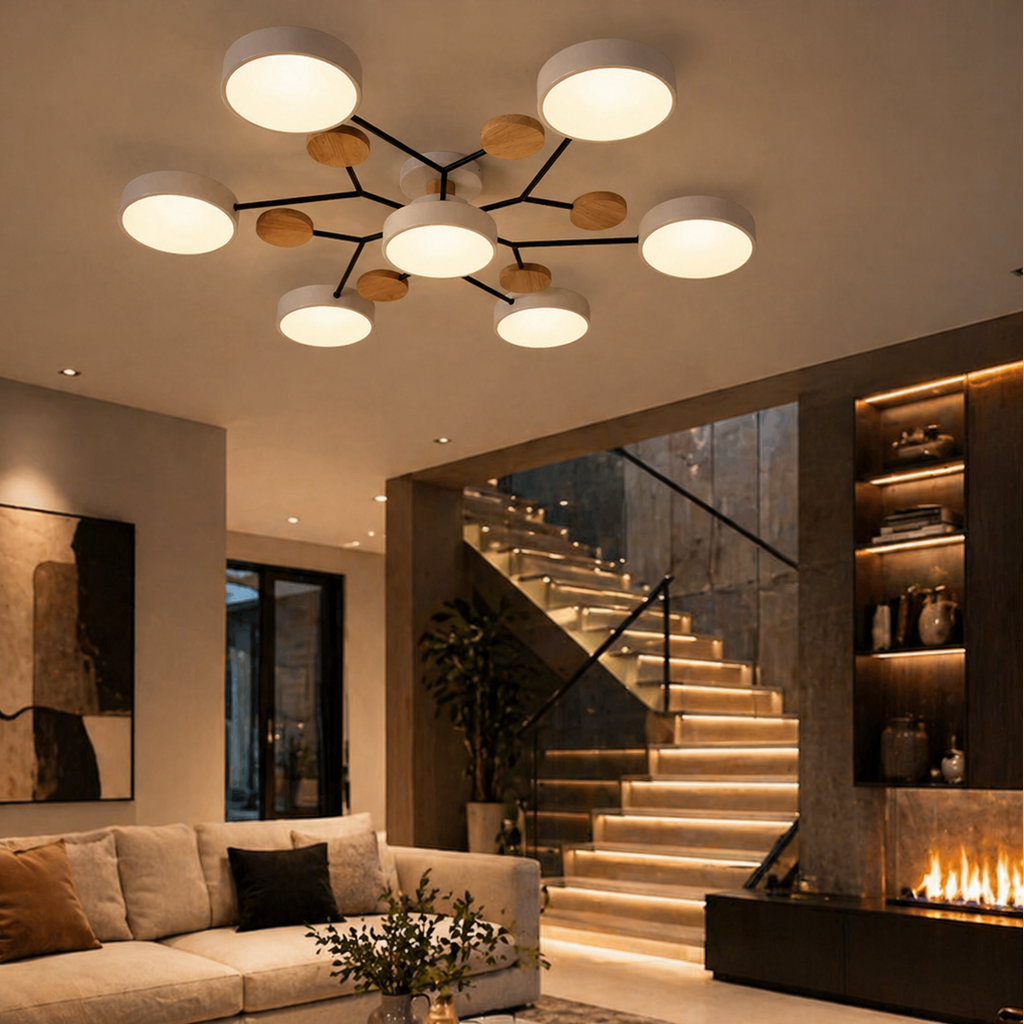 Velorien LED Semi-Flush Mount Ceiling Light