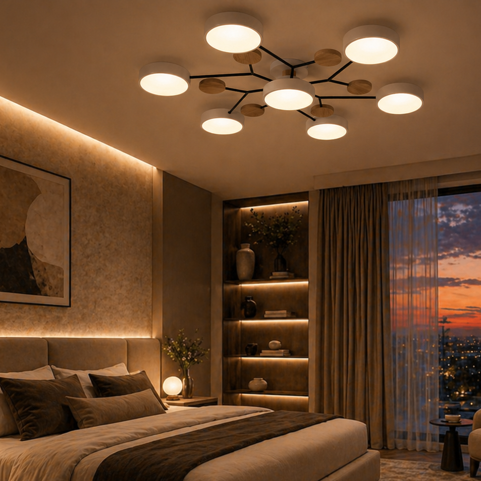 Velorien LED Semi-Flush Mount Ceiling Light