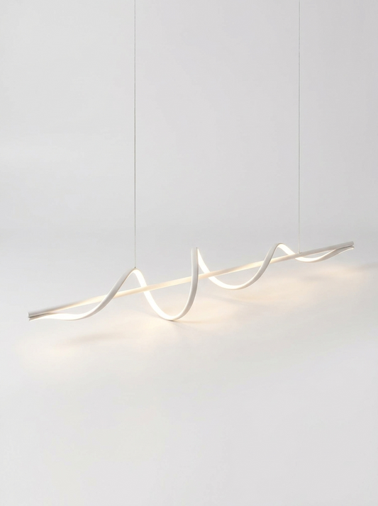 Ondelle 360 Rotating Ring LED Chandelier Three Step Dimming Dining Room Pendant Light