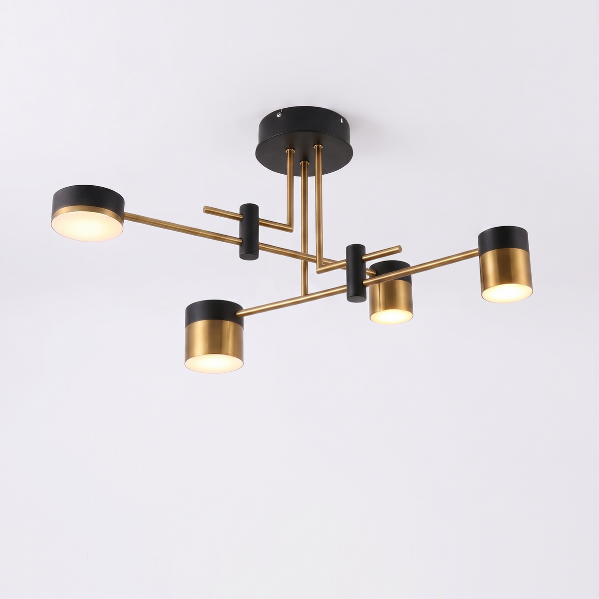 Astraeo chandelier in the four light configuration
